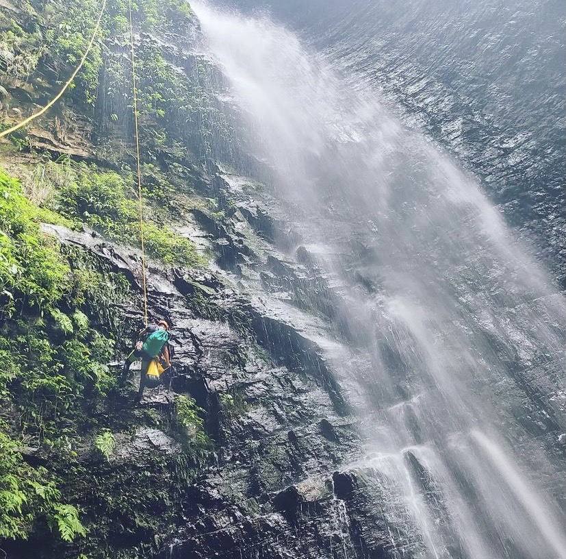 秘境山羊峽谷45米大瀑布-【進階溪降挑戰】