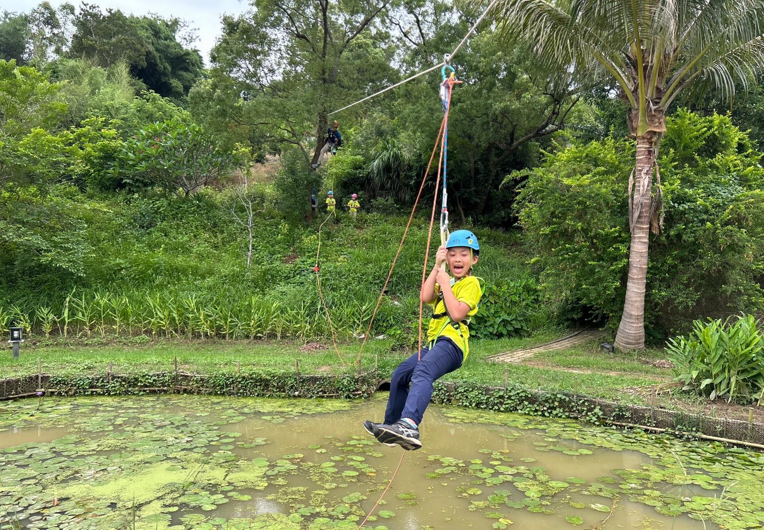 兒童滑降行程用圖
