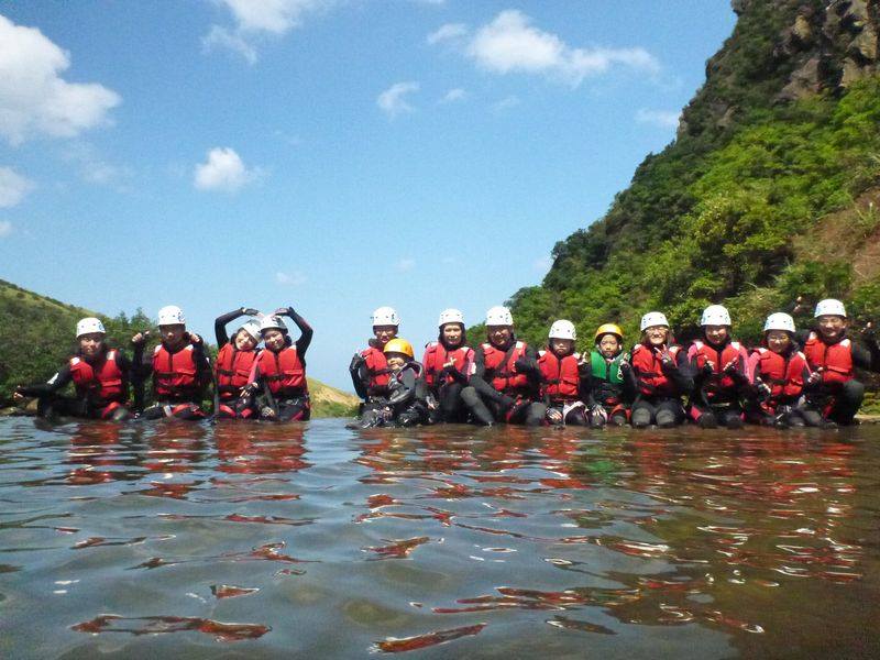 新北瑞芳半屏溪溯溪-【三鬼傳奇之大怒神滑瀑】