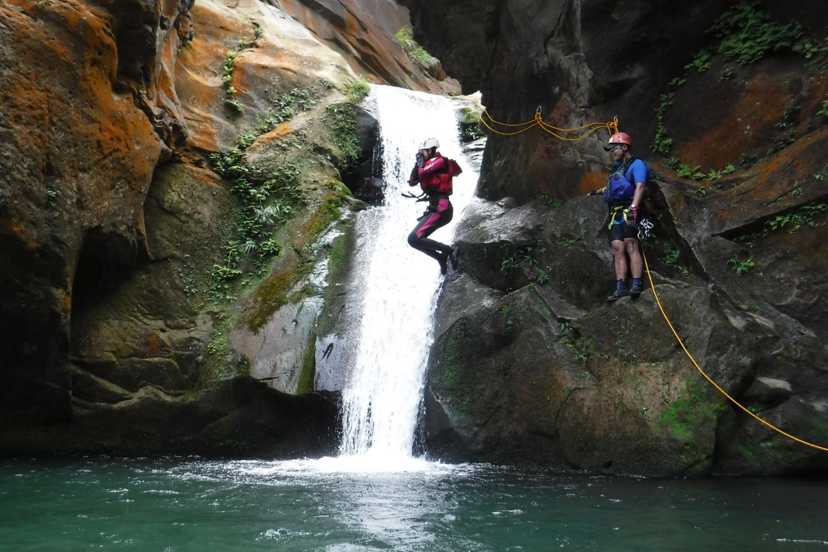 新北瑞芳半屏溪溯溪-【三鬼傳奇之大怒神滑瀑】
