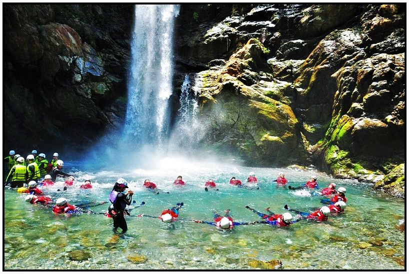 宜蘭南澳鹿皮溪溯溪-【金岳瀑布+大滑瀑】