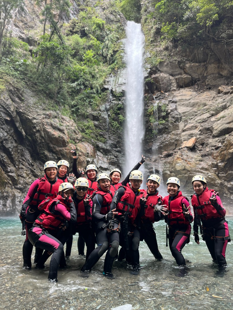 宜蘭南澳鹿皮溪溯溪-【金岳瀑布+大滑瀑】