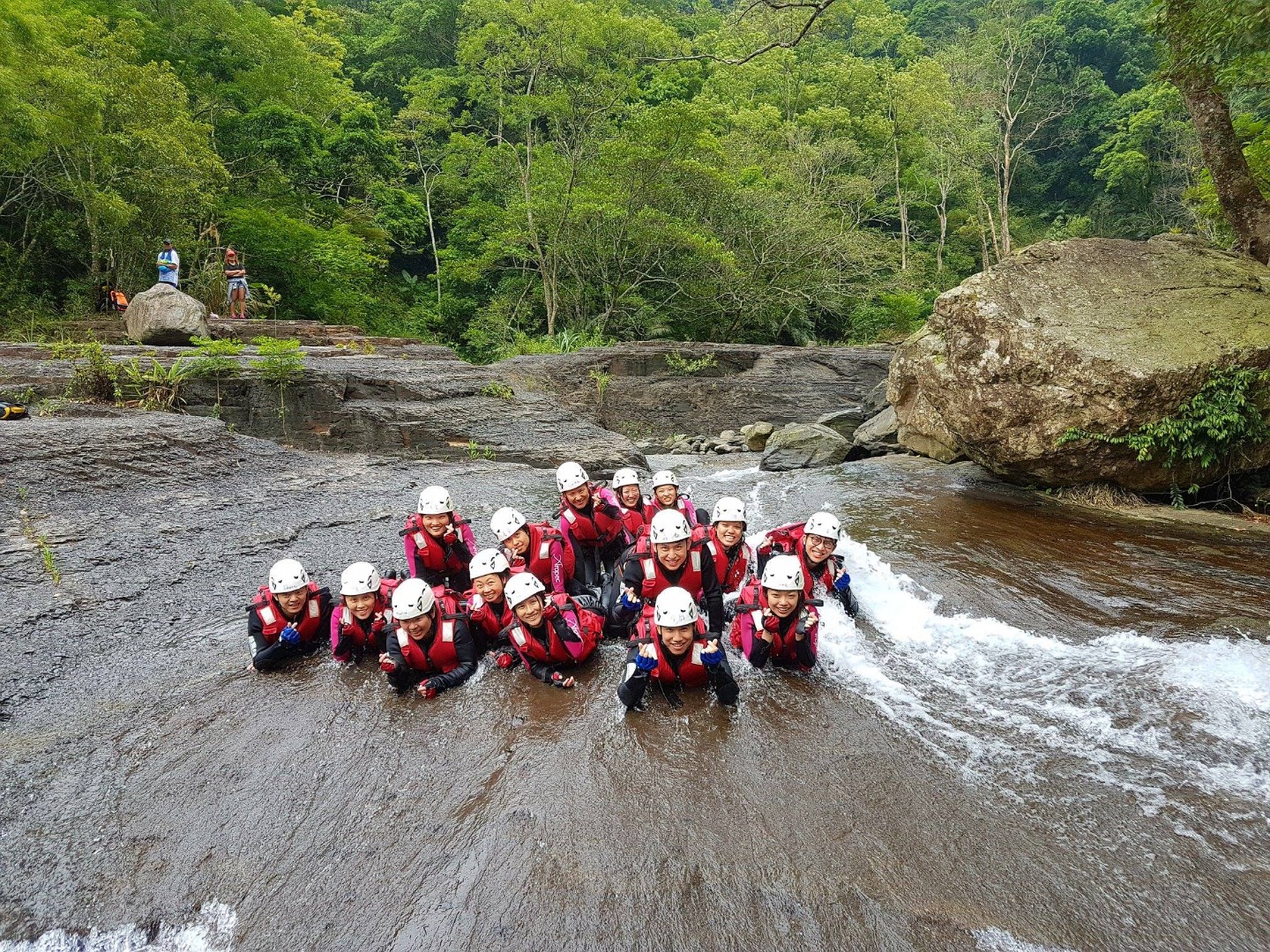 台北中坑溪溯溪體驗-【超級滑瀑】