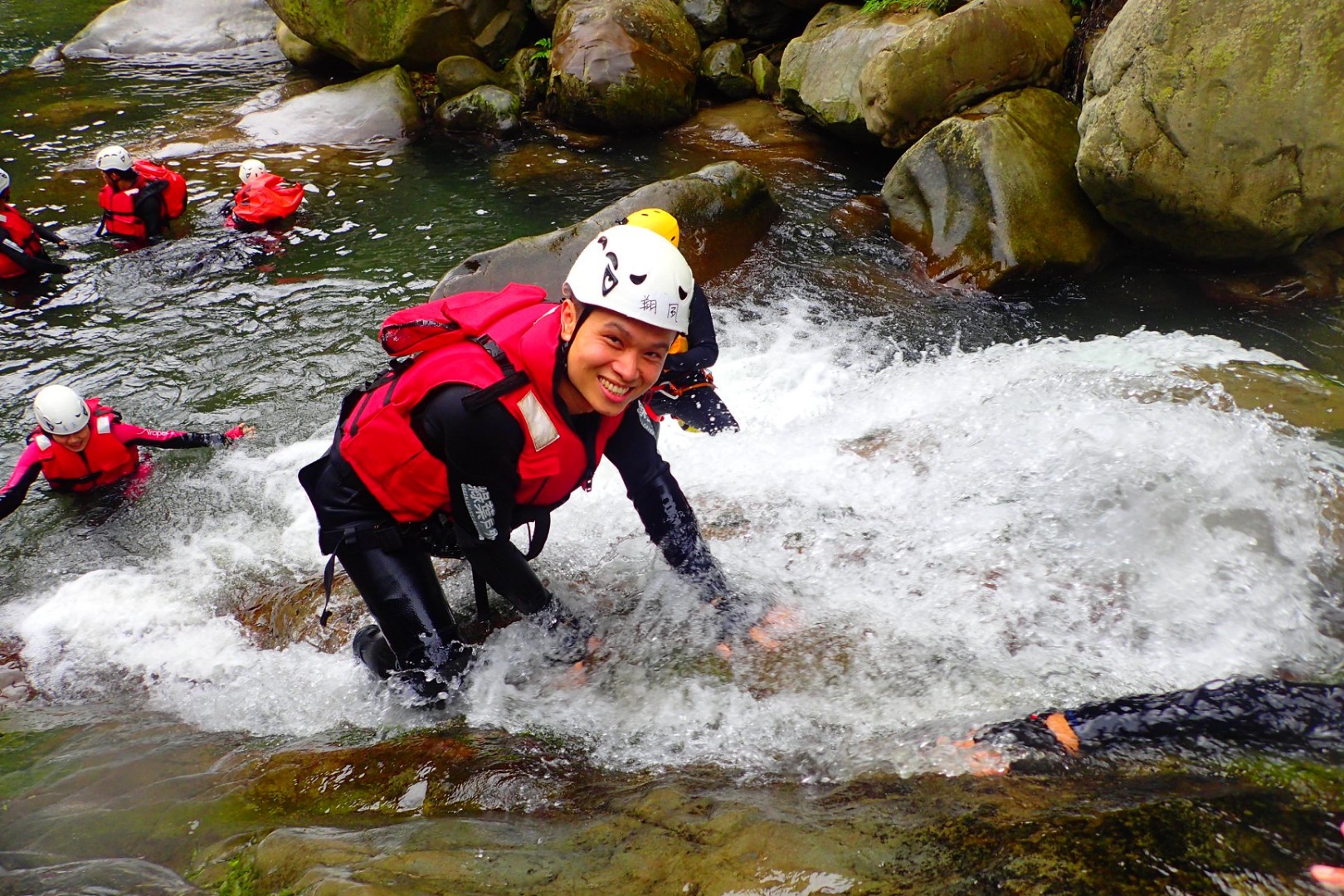 苗栗南庄風美溪溯溪-【苦花潭仙境】