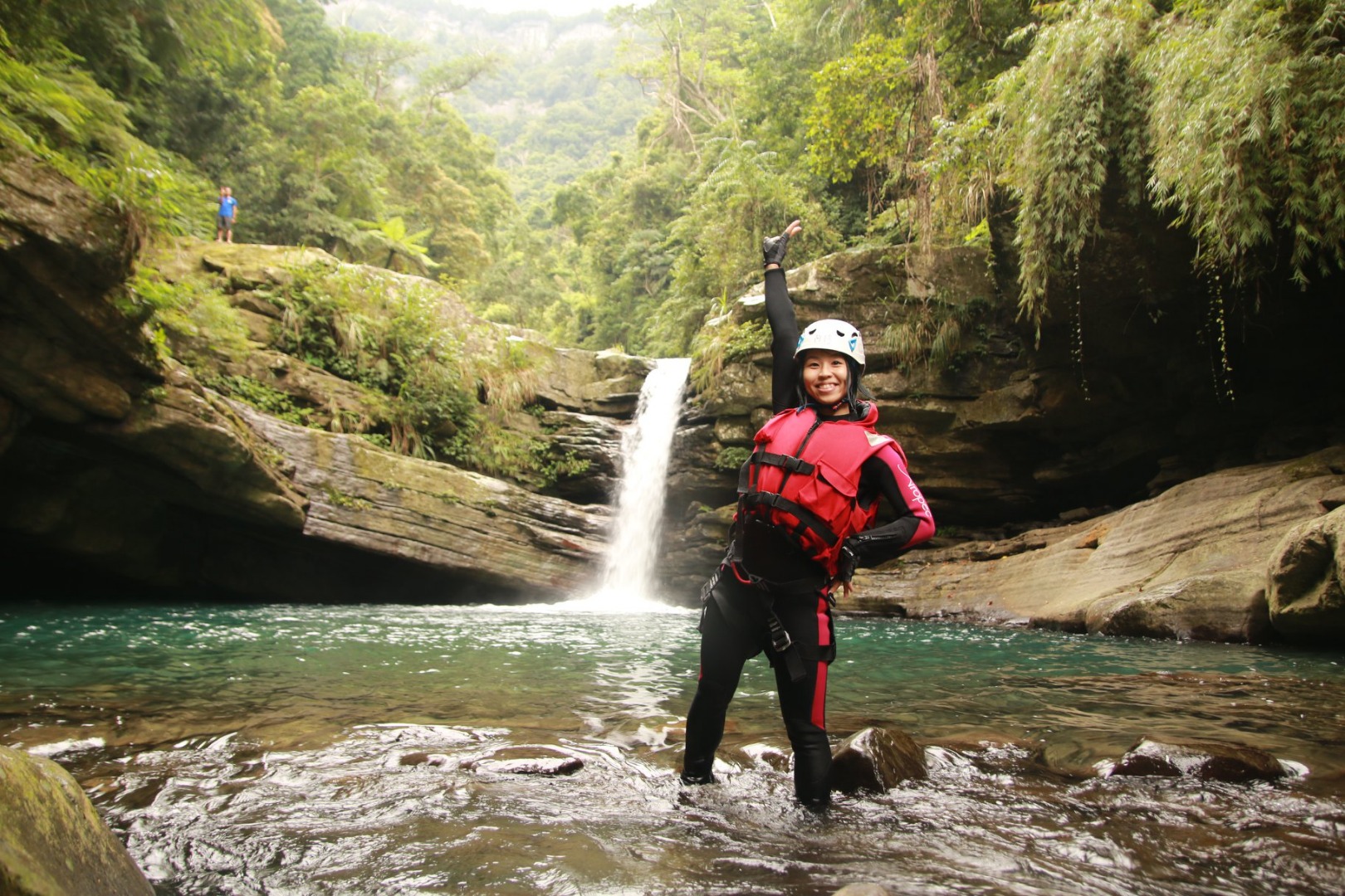 苗栗南庄風美溪溯溪-【苦花潭仙境】