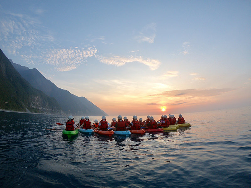 花蓮、清水斷崖日出│獨木舟體驗