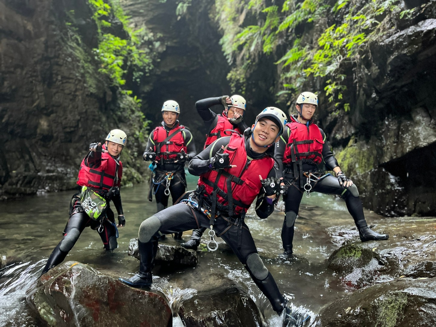 秘境山羊峽谷45米大瀑布-【進階溪降挑戰】