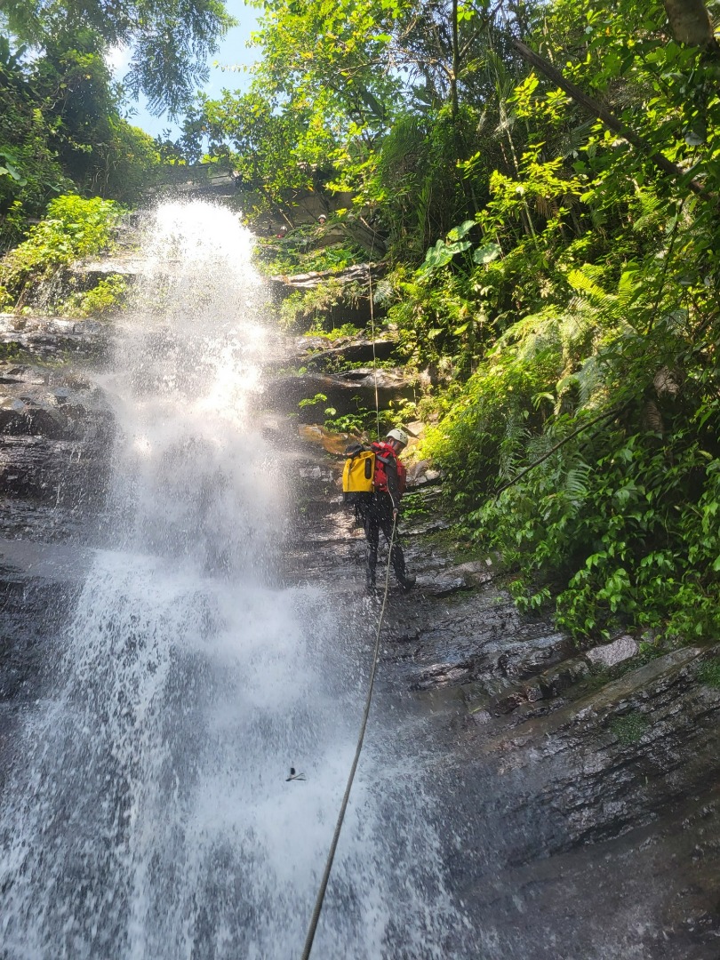 秘境山羊峽谷45米大瀑布-【進階溪降挑戰】