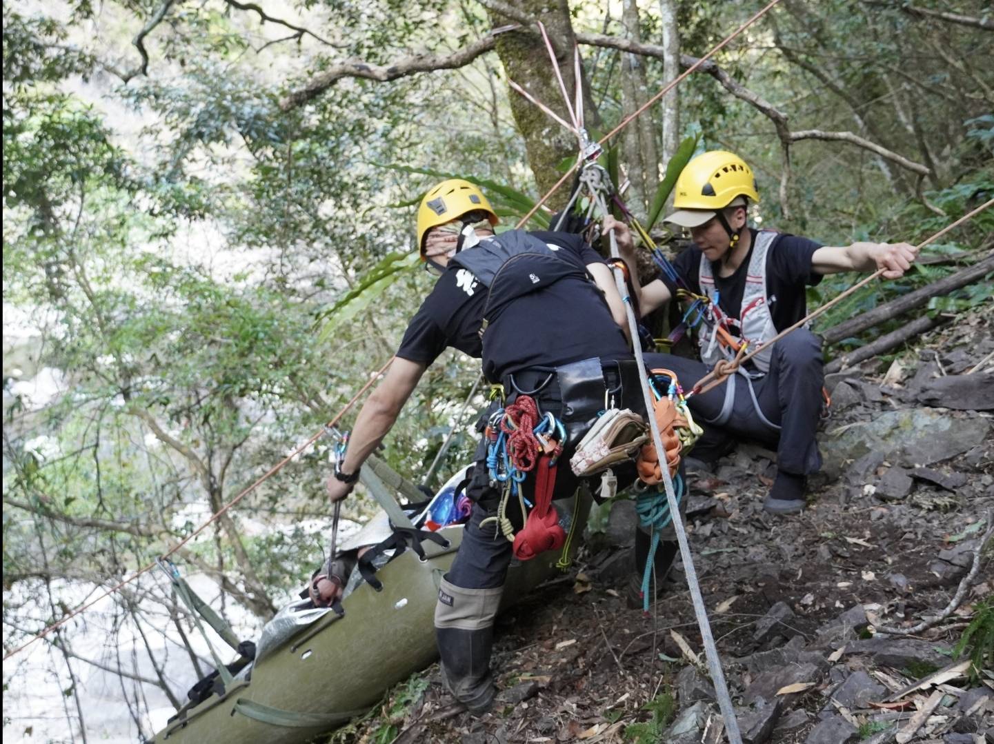 初級山域搜救訓練