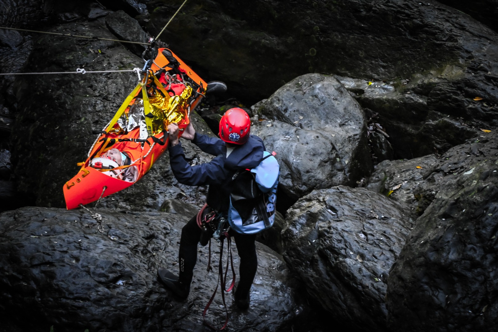 初級山域搜救訓練